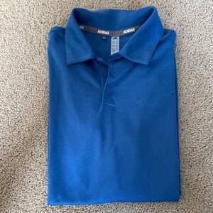 adidas Teens Blue Polo Shirt